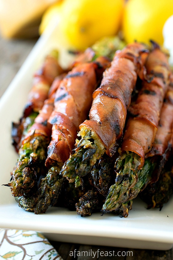 ParmesanCoated Asparagus Wrapped in Prosciutto